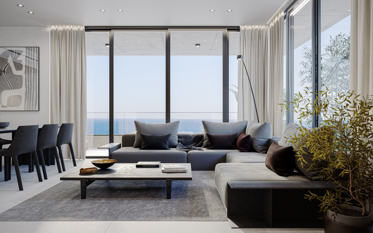 SEA VIEW APARTMENT FOR SALE IN MAKENZY/LARNACA