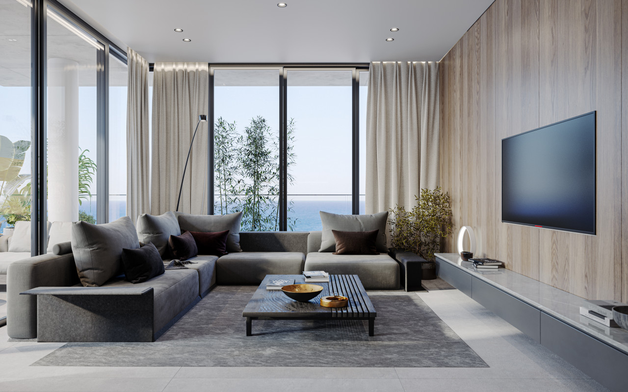 SEA VIEW APARTMENT FOR SALE IN MAKENZY/LARNACA