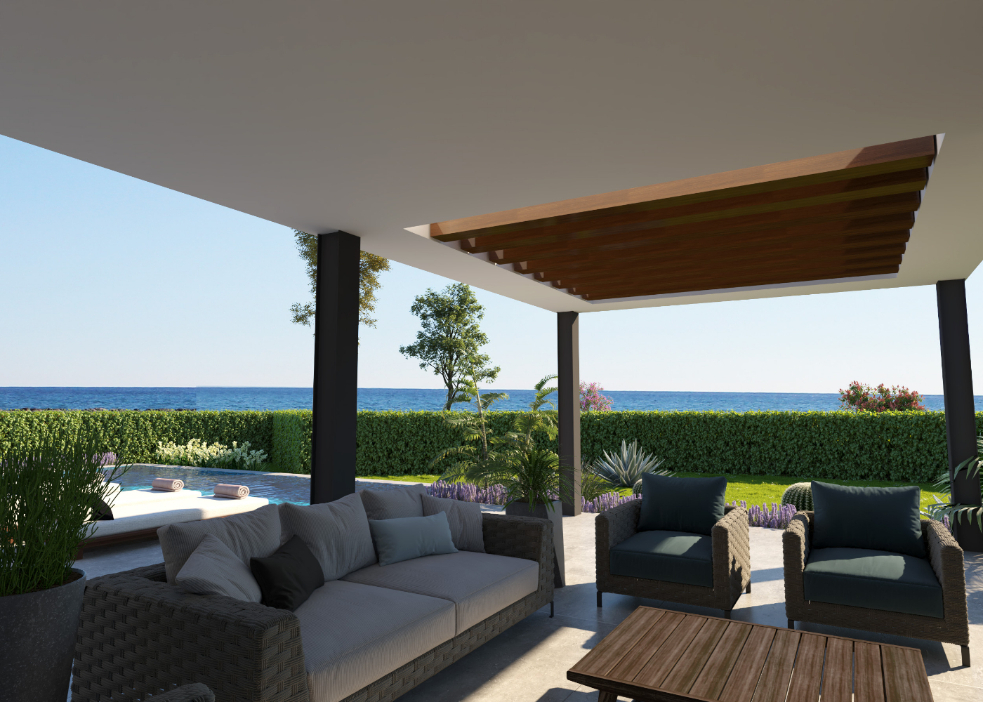LUXURY BEACHFRONT RESIDENCE IN AYIA THEKLA 