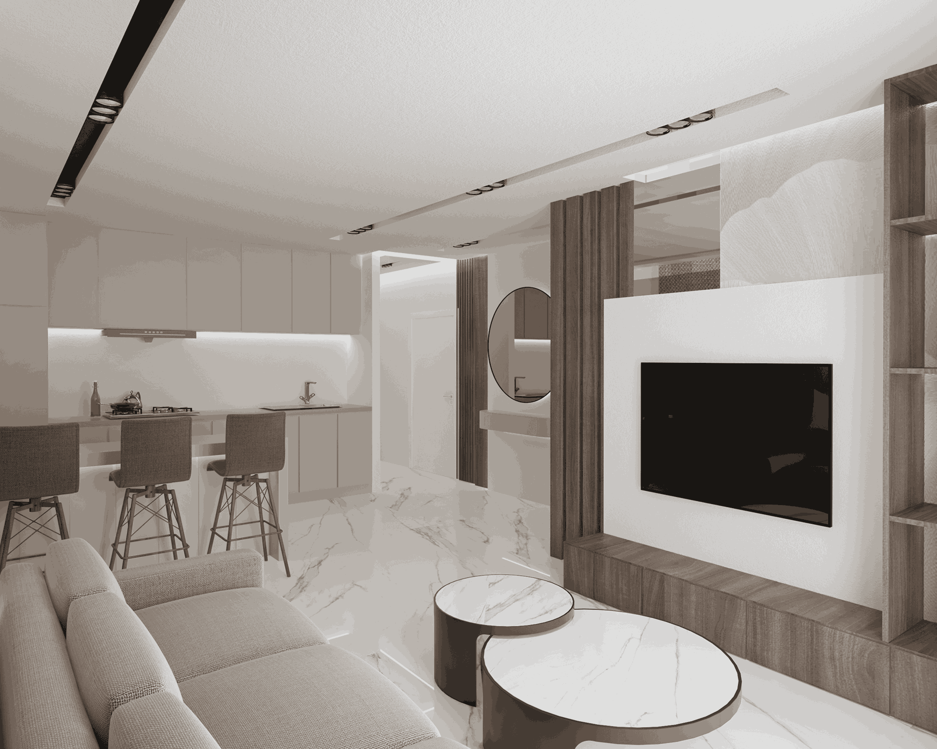 ONE BEDROOM APARTMENTS VERGINA/LARNACA OFF-PLAN