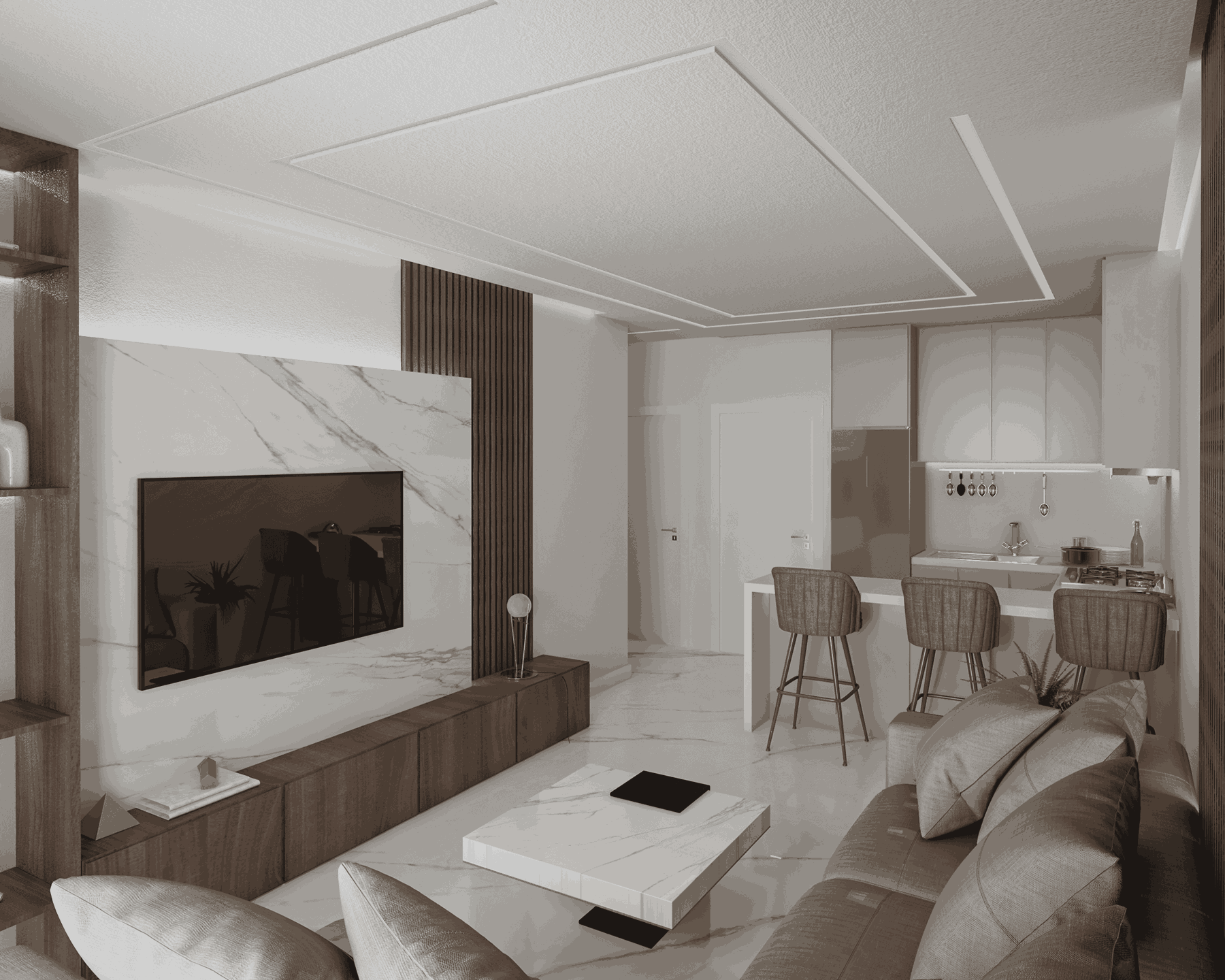 ONE BEDROOM APARTMENTS VERGINA/LARNACA OFF-PLAN