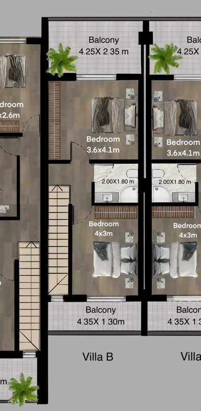 TWO BEDROOM MAISONETTE FOR SALE IN DROMOLAXIA 