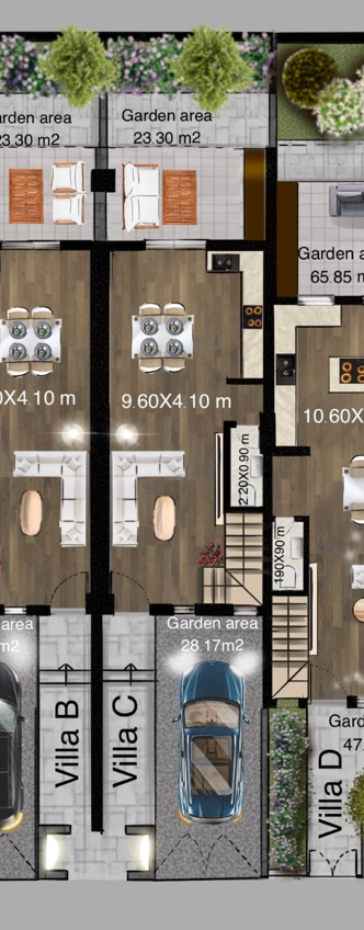 TWO BEDROOM MAISONETTE FOR SALE IN DROMOLAXIA 