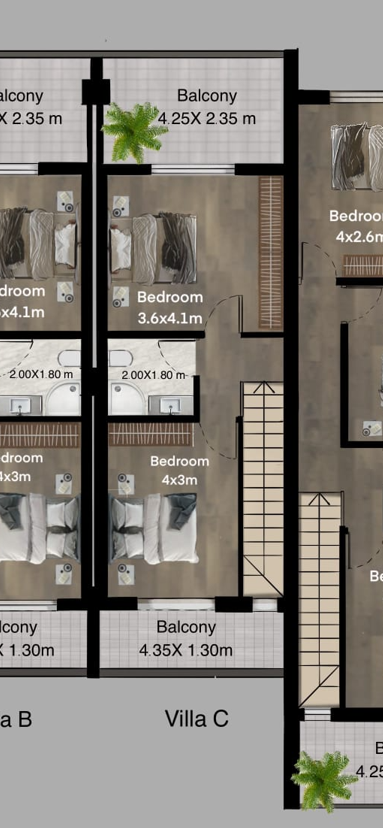 TWO BEDROOM MAISONETTE FOR SALE IN DROMOLAXIA 