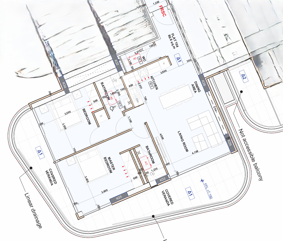 LUXURY LIVING IN MACKENZIE - TWO BEDROOM APARTMENT IN MAKENZI - LARNAKA 