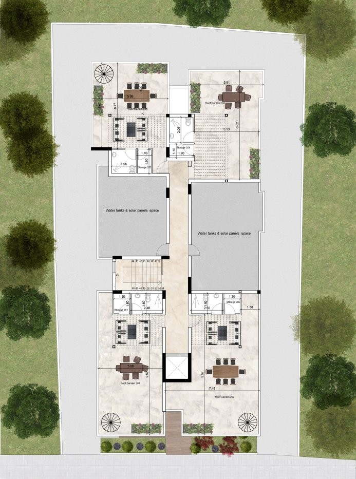 ONE BEDROOM APARTMENT (ROOF GARDEN) IN LIVADIA  