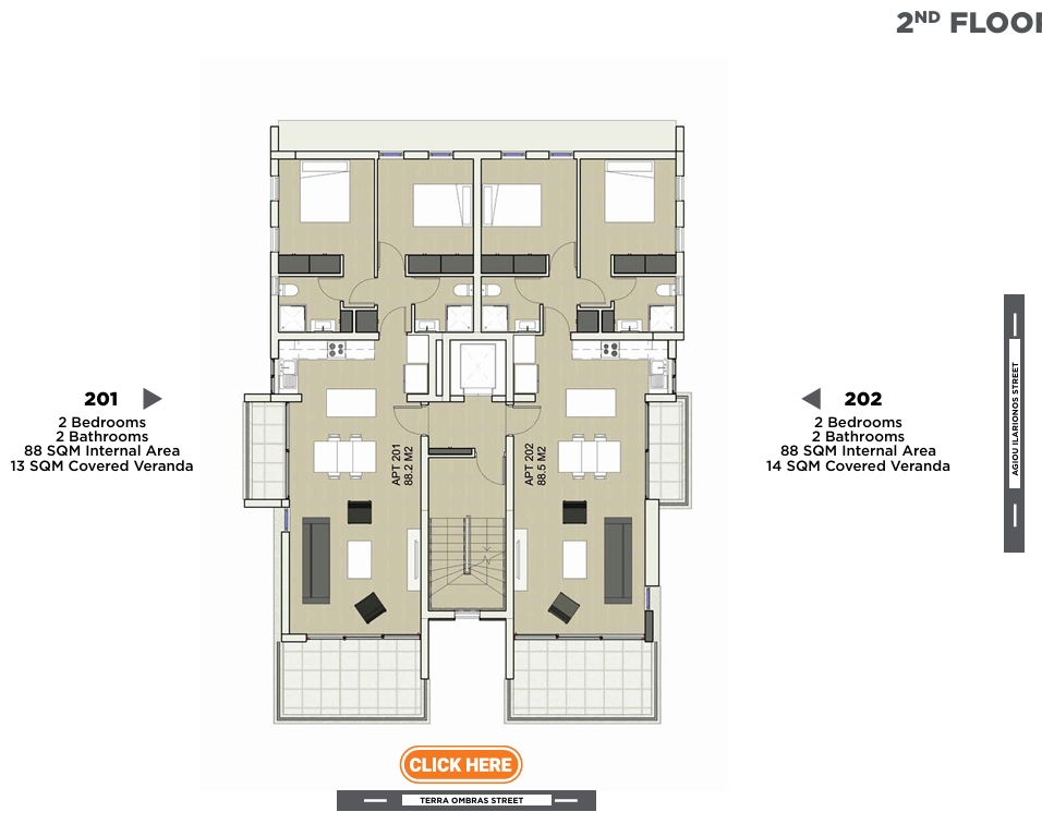 TWO BEDROOM APARTMENT- DOWNTOWN/ LARNACA