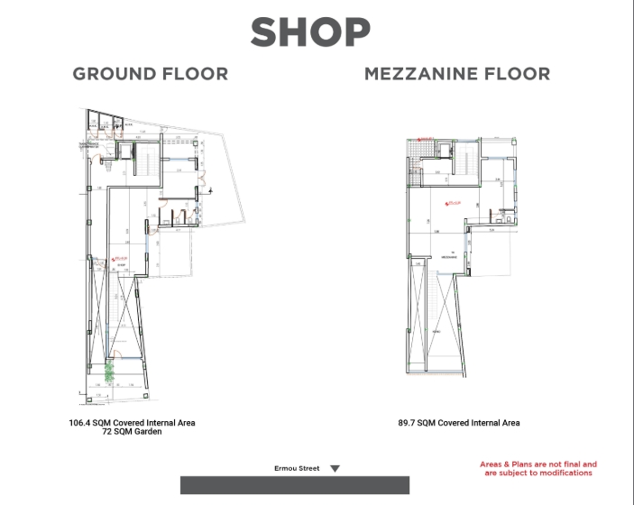 SHOP FOR SALE - ERMOU /LARNACA