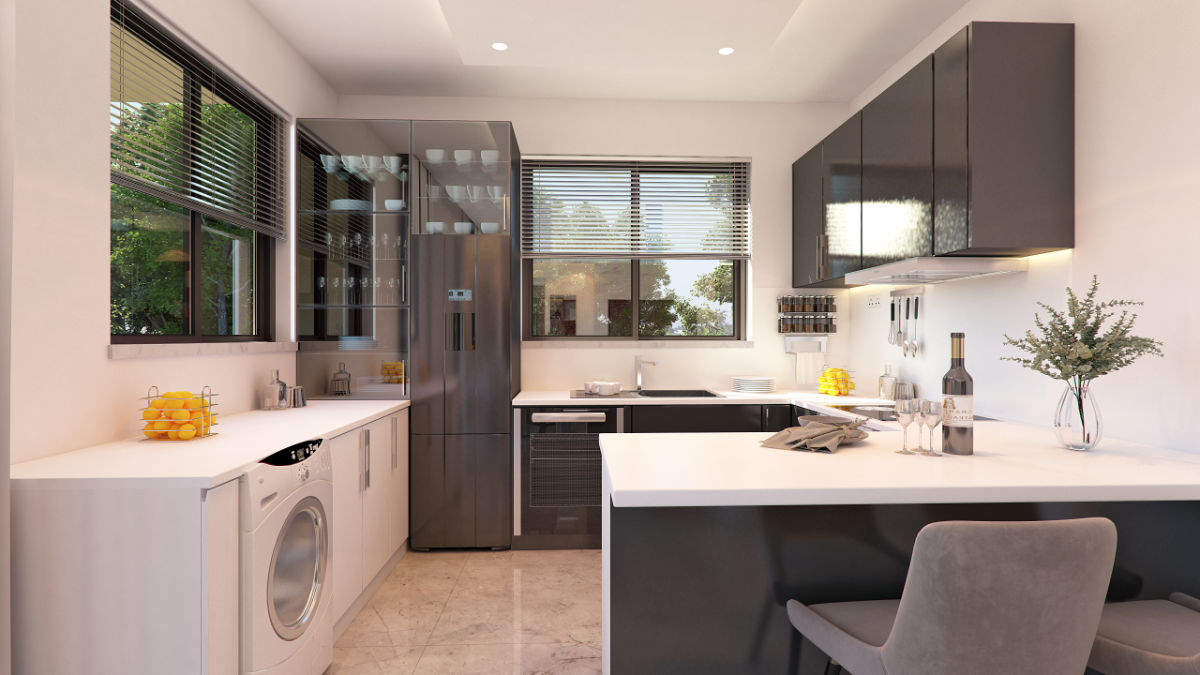 ONE BEDROOM TOP FLOOR APARTMENT - VERGINA