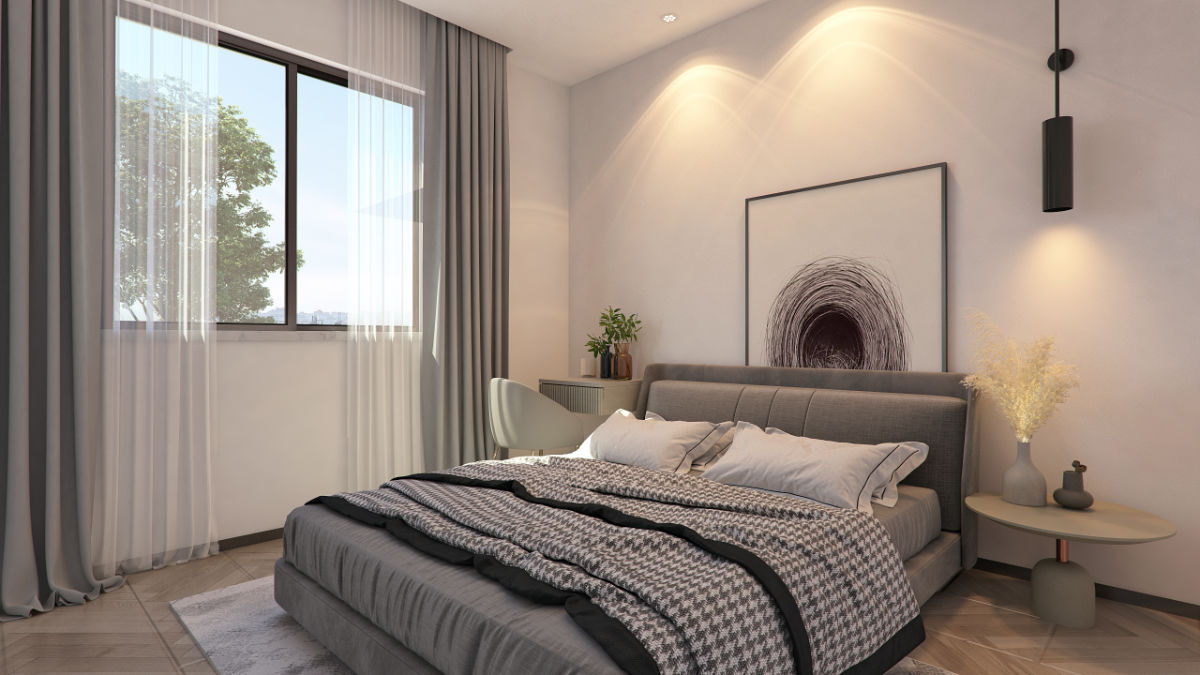 ONE BEDROOM TOP FLOOR APARTMENT - VERGINA