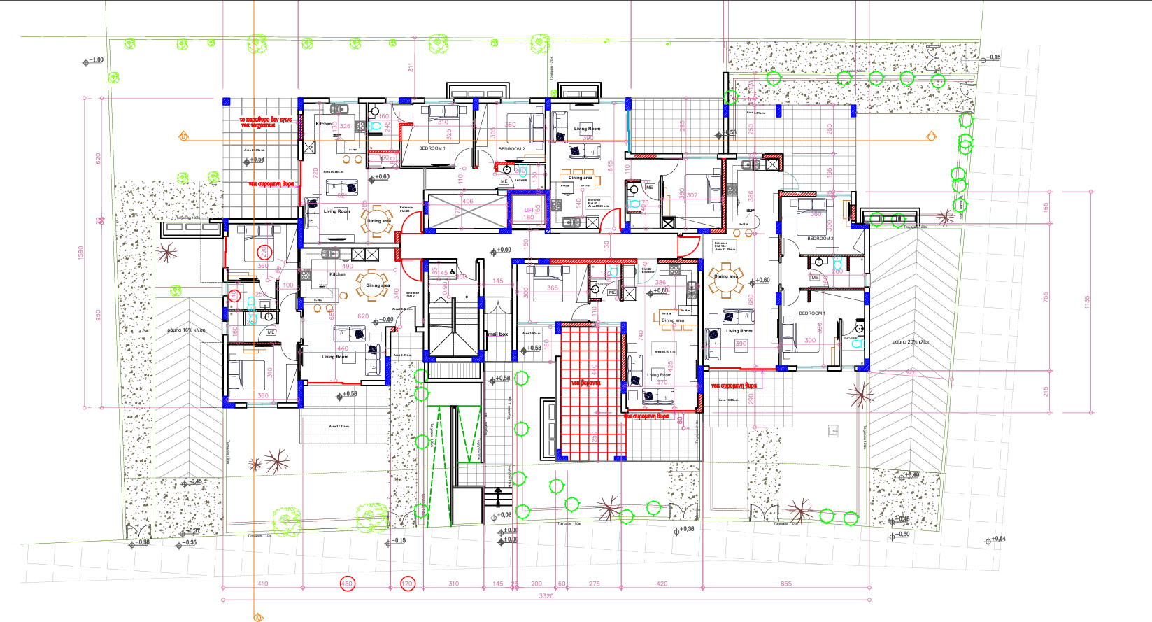 TWO BEDROOM TOP FLOOR APARTMENT - VERGINA
