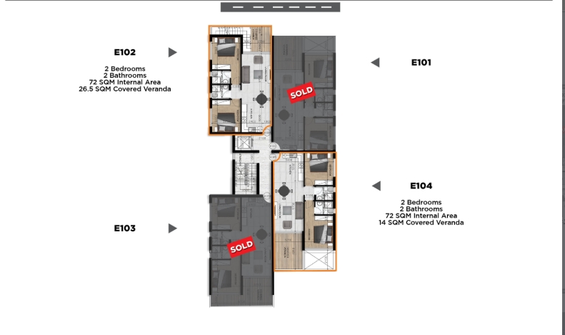 TWO BEDROOM APARTMENT- LIVADIA/LARNACA