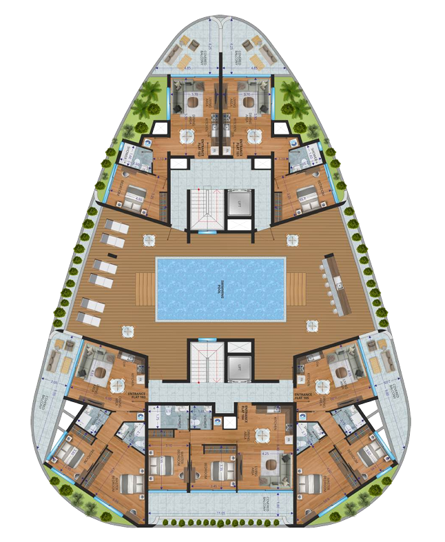 ONE BEDROOM APARTMENT IN LIVADIA