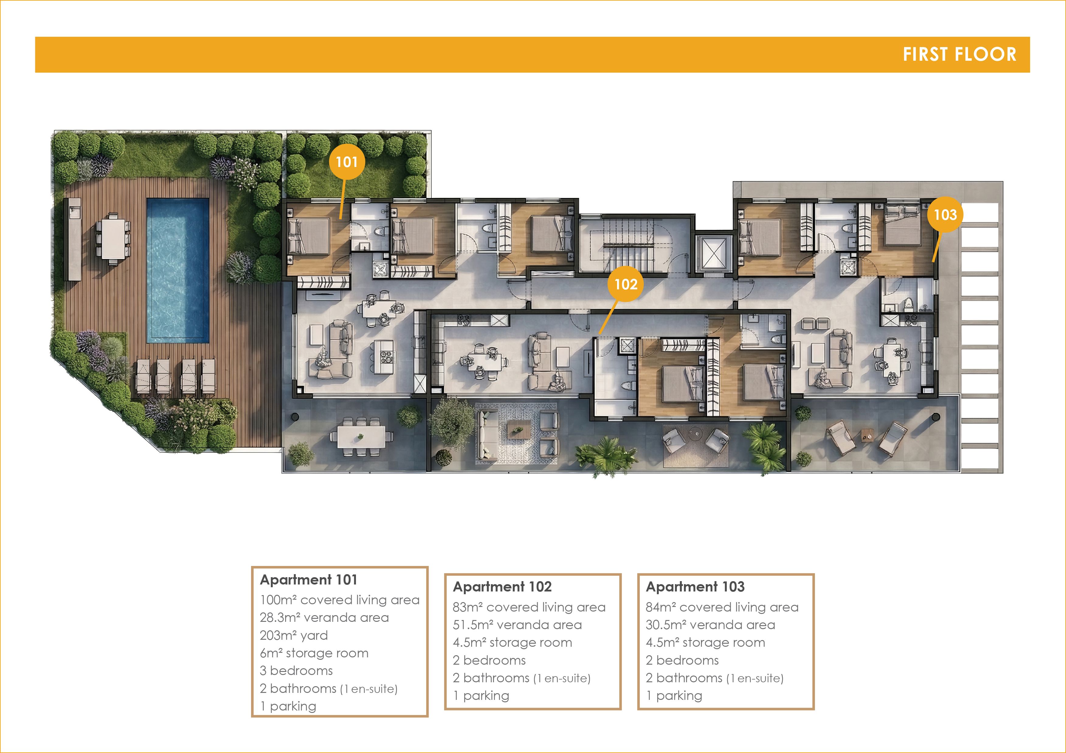 TWO BEDROOM APARTMENT - OROKLINI 