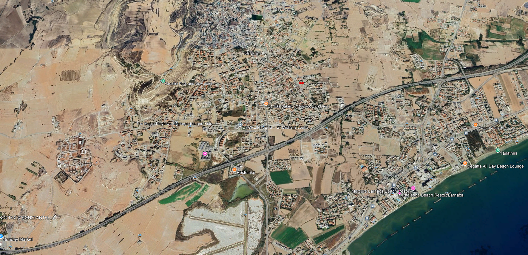 HALF PLOT  FOR SALE IN OROKLINI 