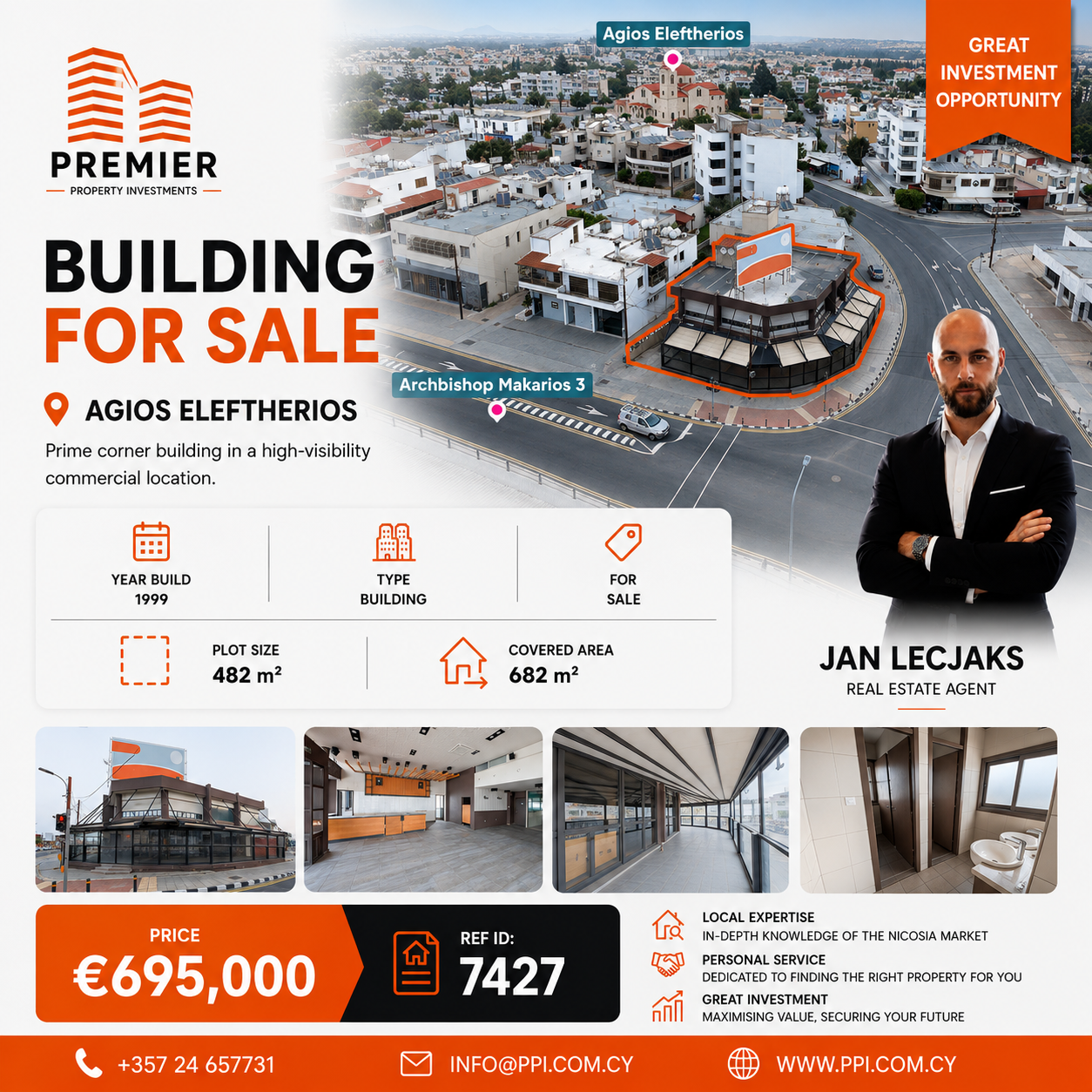 MIXED USE BUILDING FOR SALE IN NICOSIA-LATSIA