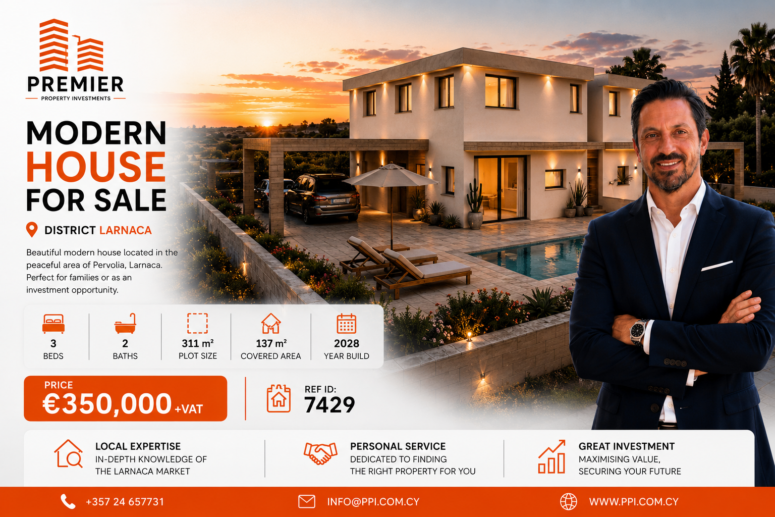 THREE BEDROOM VILLA - PERVOLIA 
