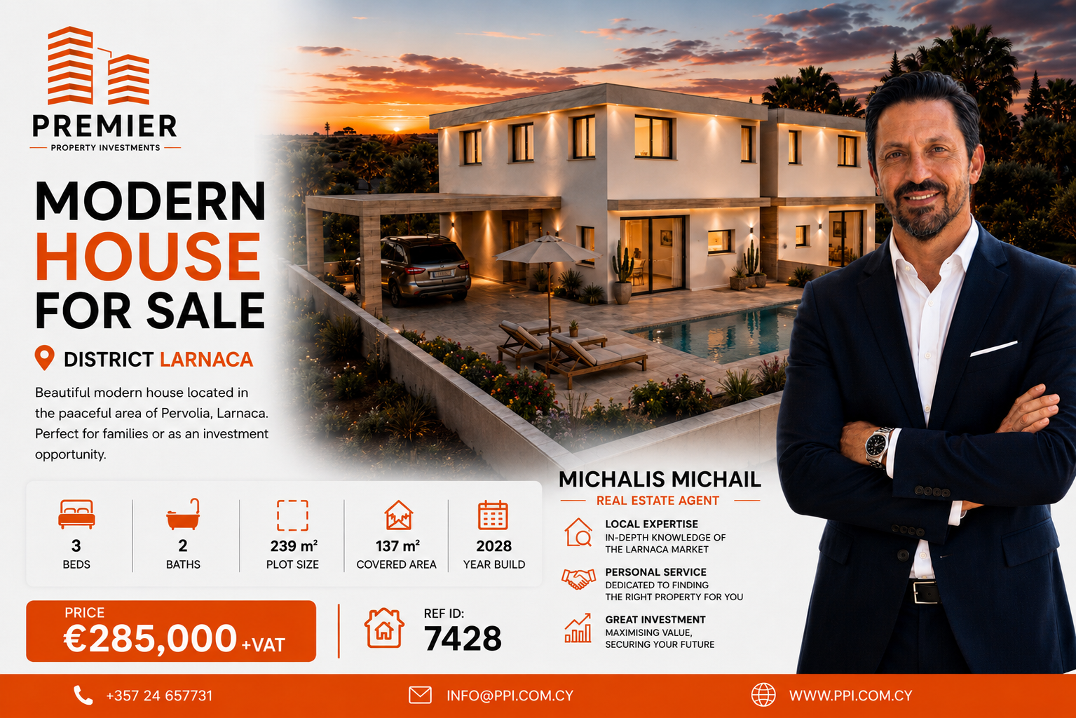THREE BEDROOM VILLA - PERVOLIA 