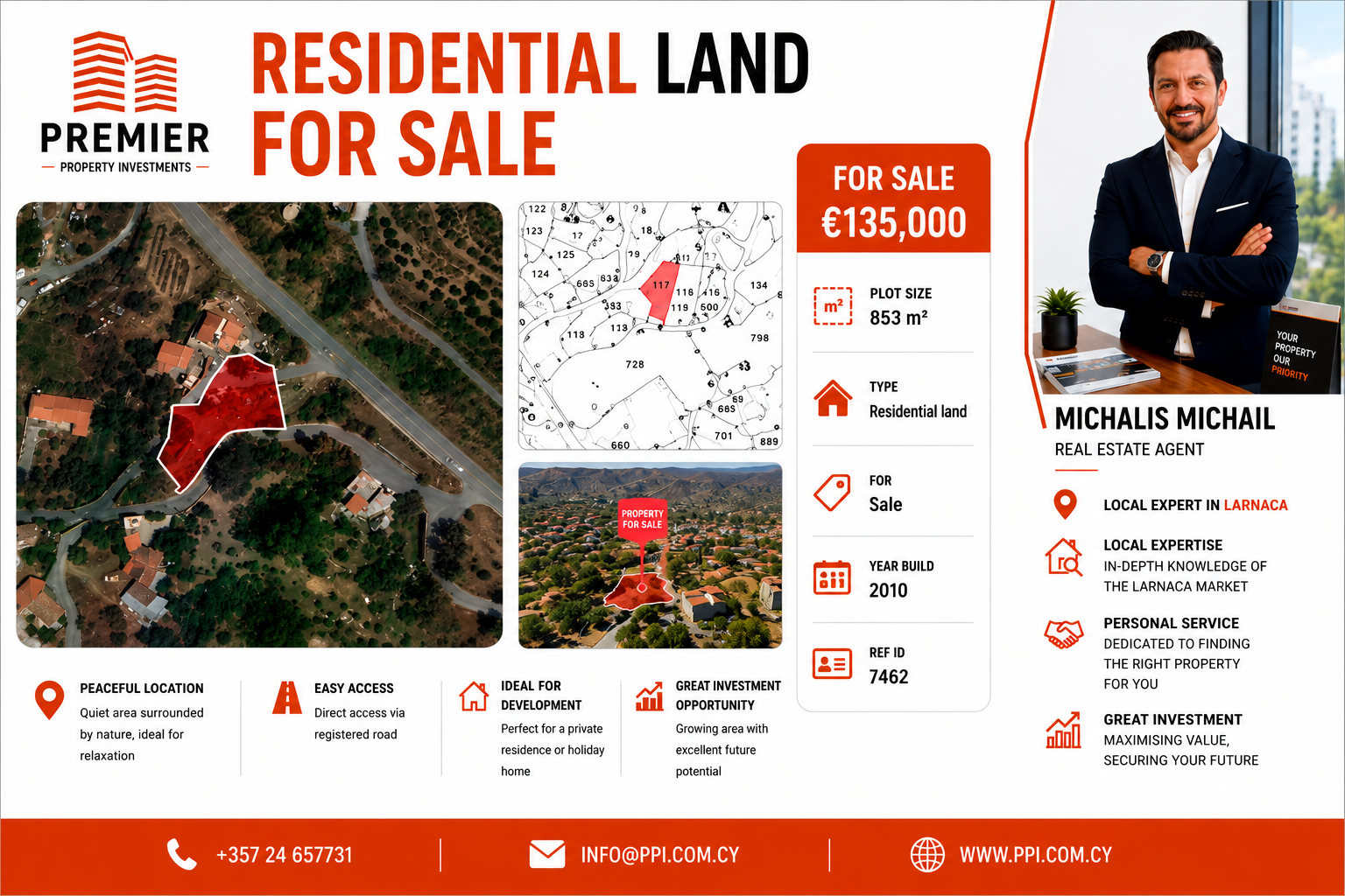 RESIDENTIAL LAND PLOT- ORA/LARNACA