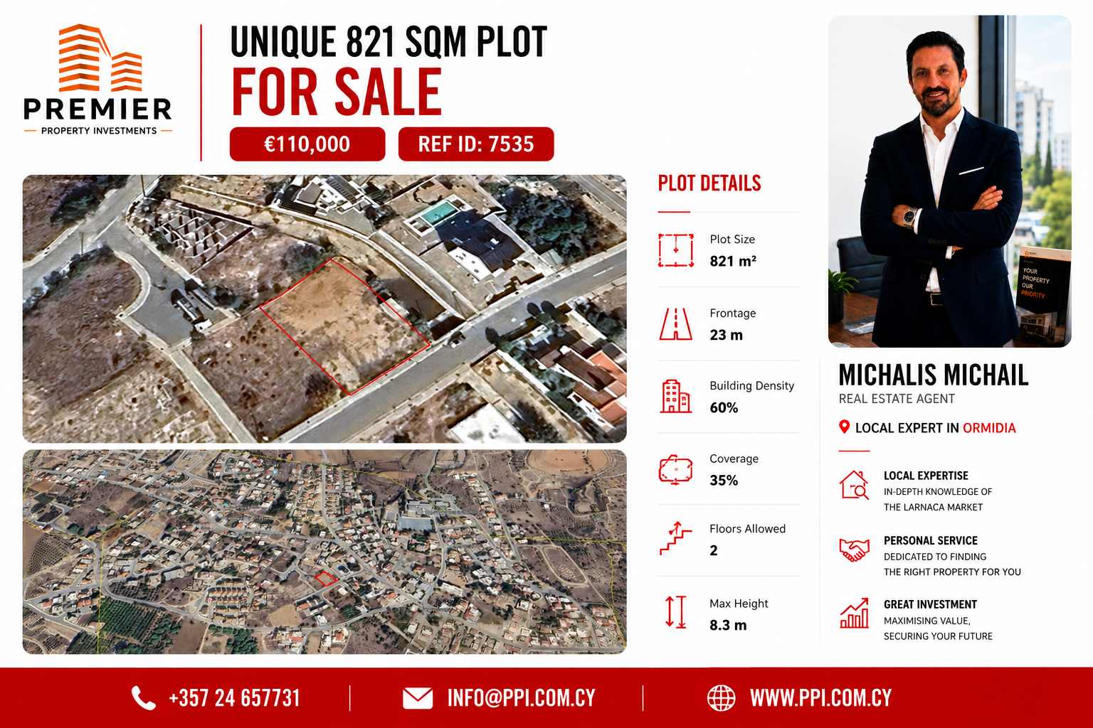 PLOT FOR SALE - ORMIDEIA