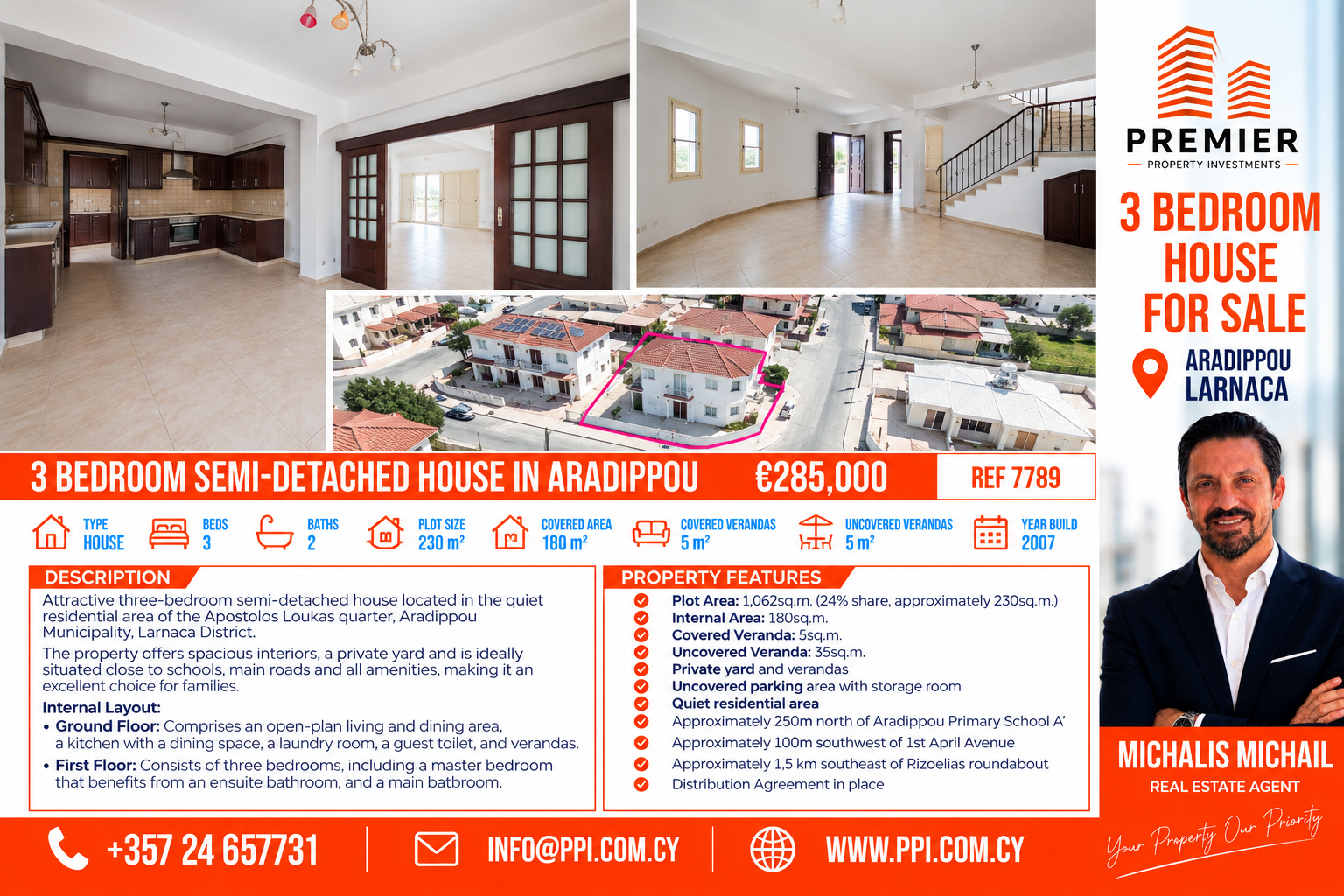 THREE BEDROOM HOUSE - APOSTOLOS LOUKAS / ARADIPPOU